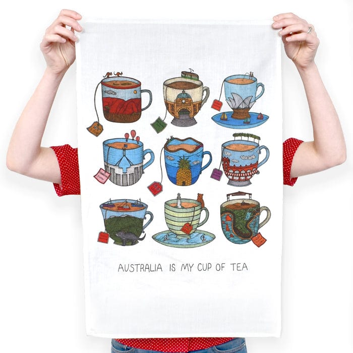 Art Tea Towels | Aussie Teacup