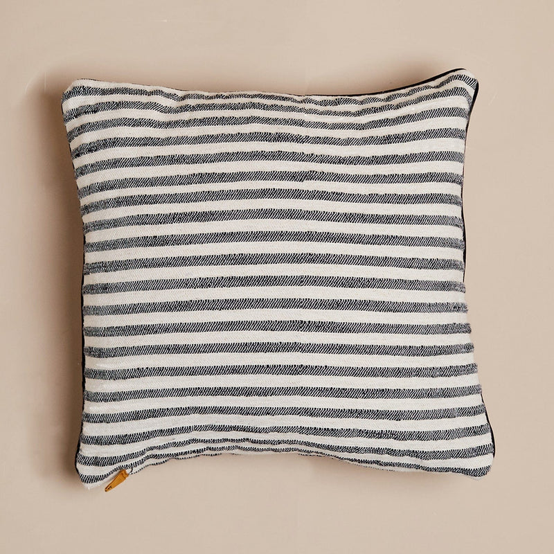 Chizgi Cotton/Linen Square Cushion - Stripe
