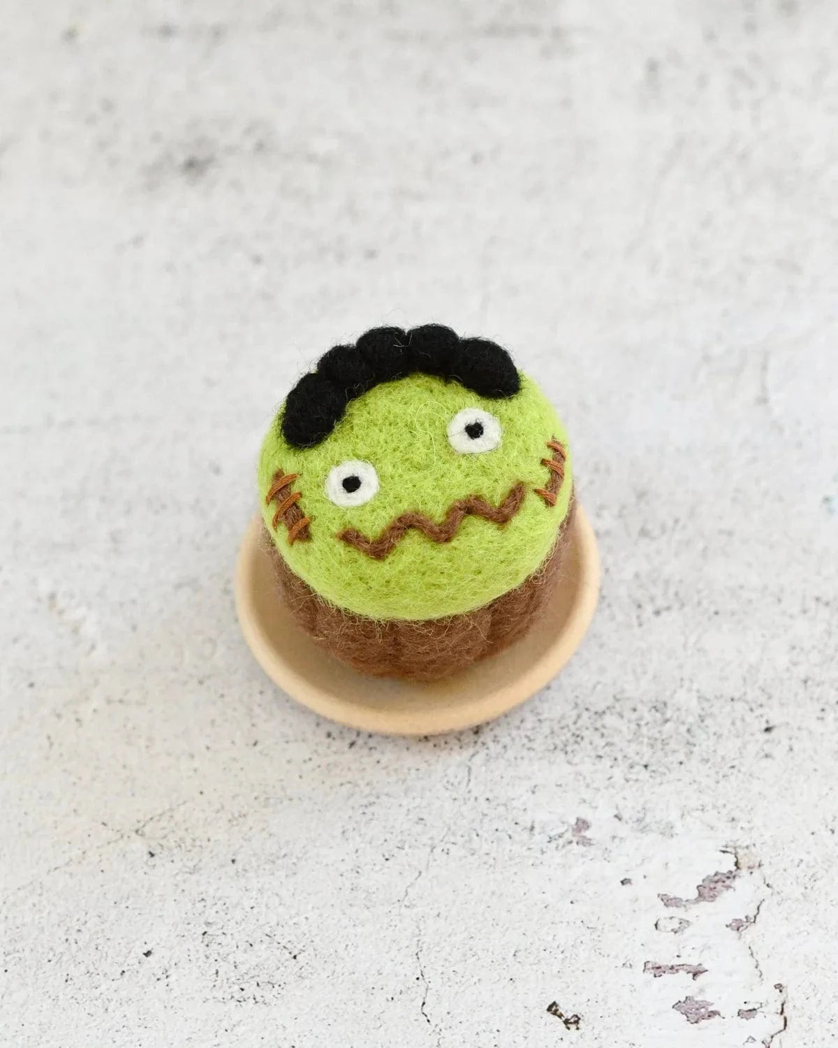 Felt Cupcake | Green Monster