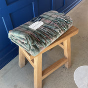 Recycled Wool Tartan Blanket