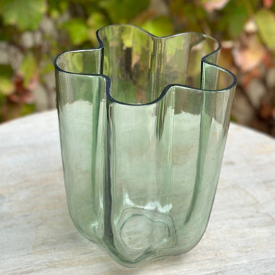 Miranda Glass Vase 15x20cm Mint