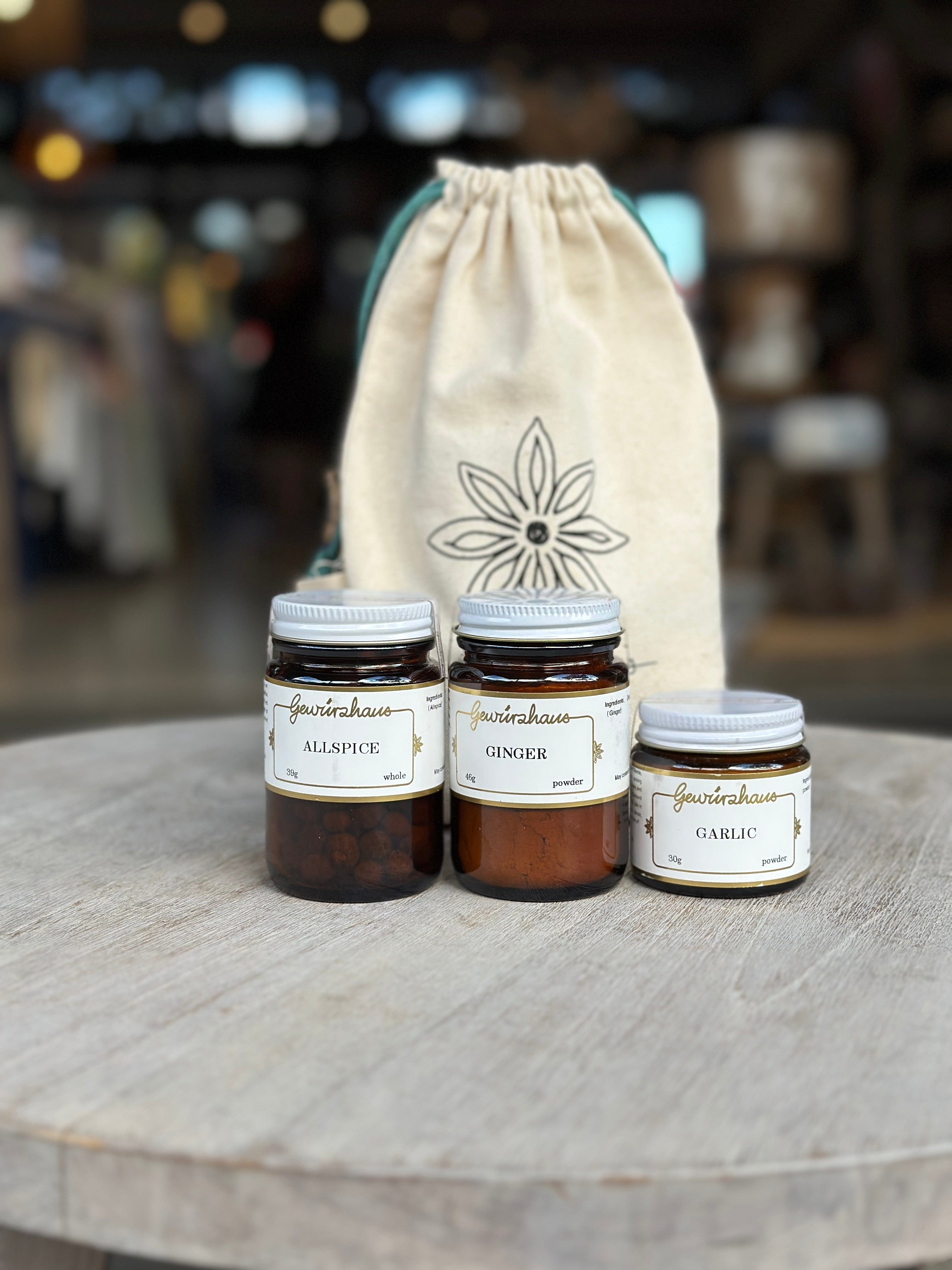 Allspice, Garlic + Ginger Pack