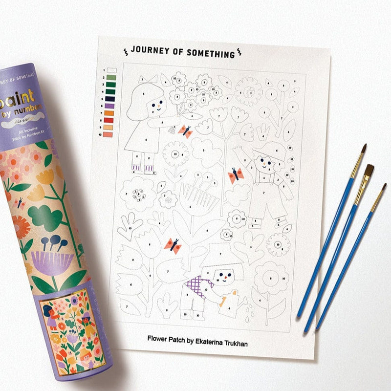 Kids Paint By Numbers Kit - Flower Patch