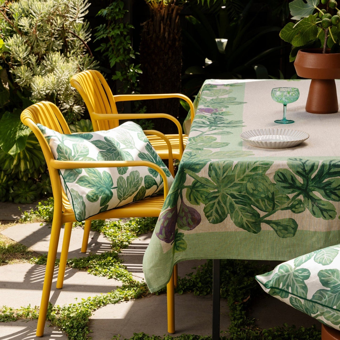 Fig Green 60x40cm Outdoor Cushion