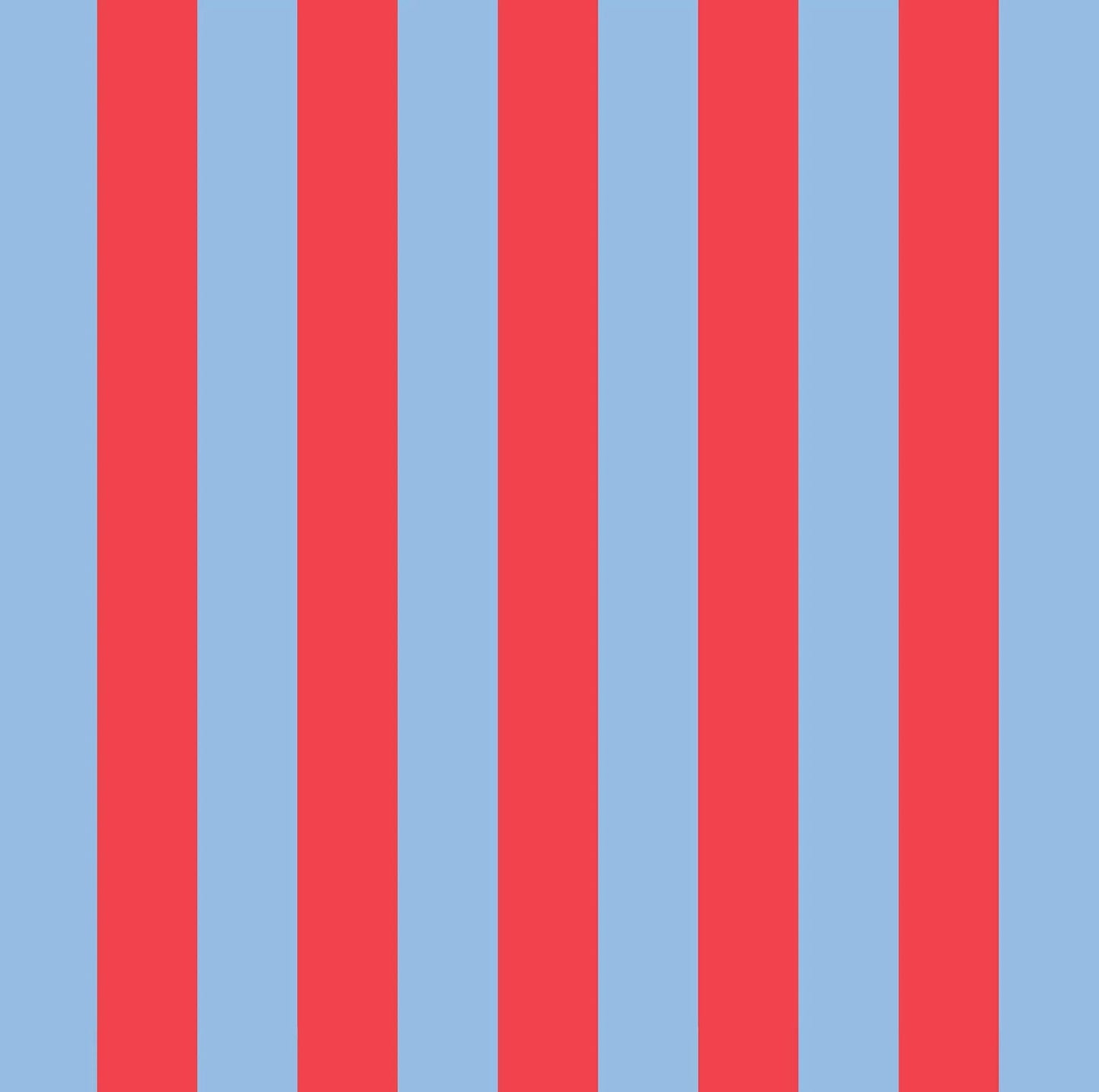 Red Blue Stripe Mini Insulated Tote