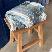 Recycled Wool Tartan Blanket