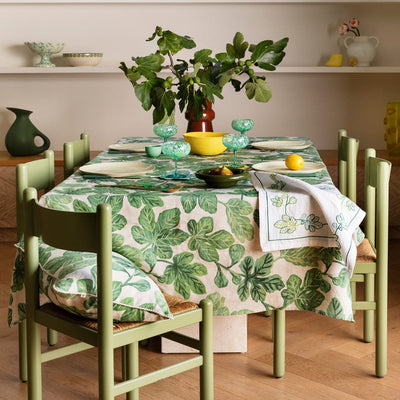 Fig Green Tablecloth - Large
