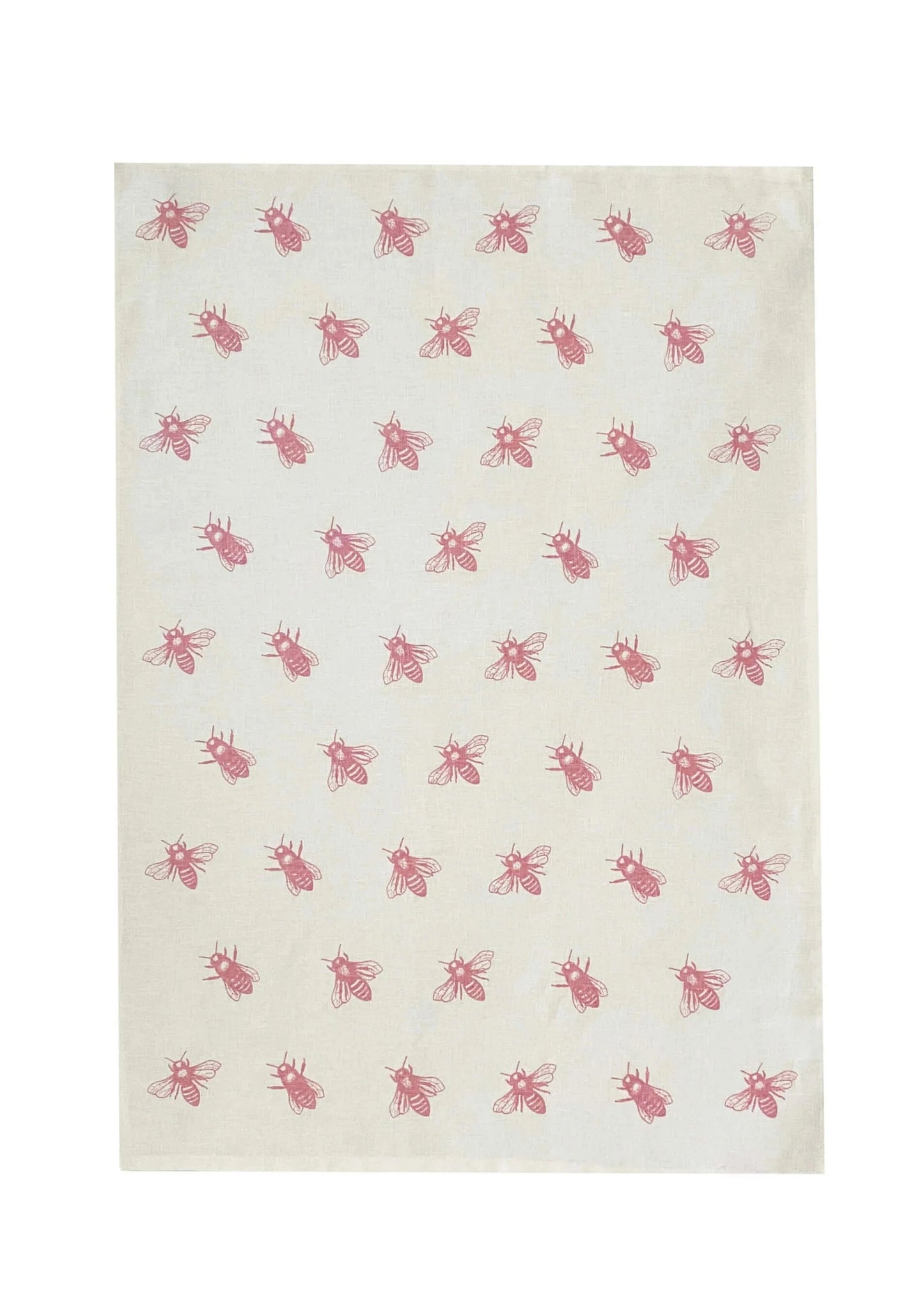 Bees Tea Towel - Off White