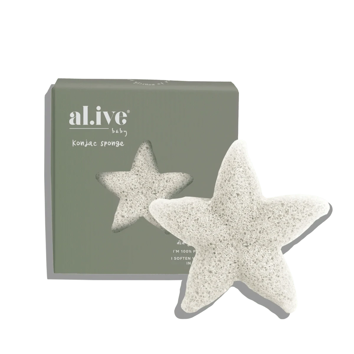 Baby Konjac Sponge (White)