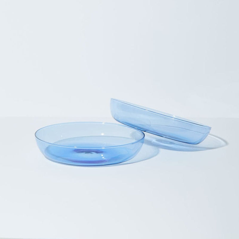 Abracadabra Set of 2 Plates - Blue