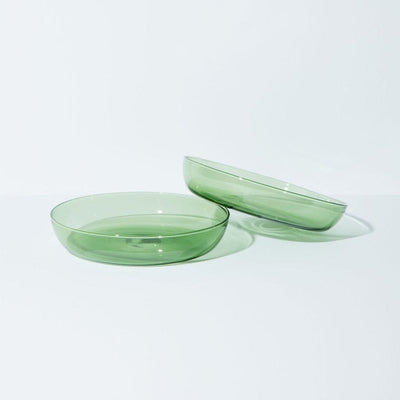 Abracadabra Set of 2 Plates - Green