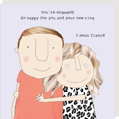 Funny gift card about your engagement ring