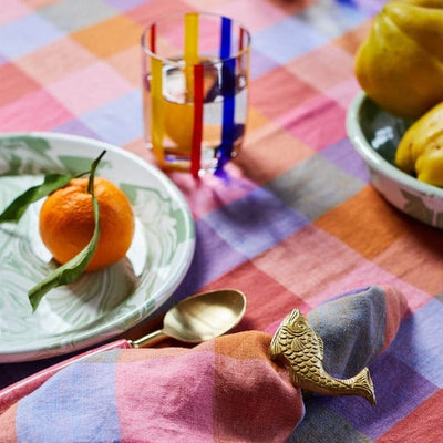 Tutti Frutti Rectangular Linen Tablecloth