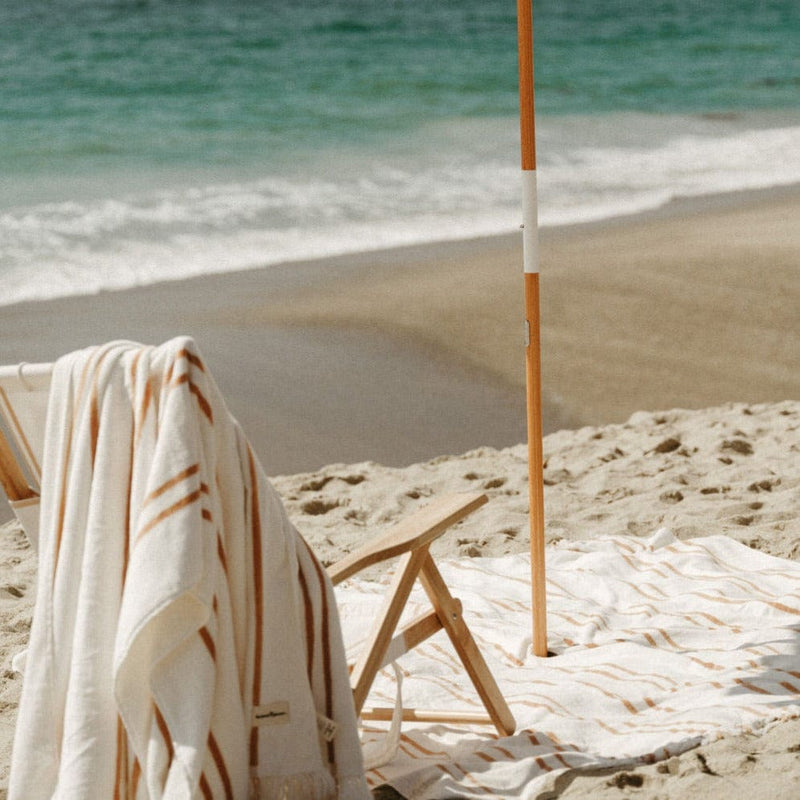 The Beach Towel - Sand Two Stripe