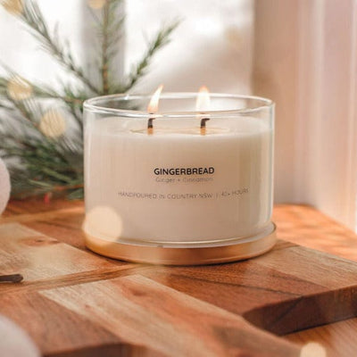 Gingerbread Gold Lid Soy Candle