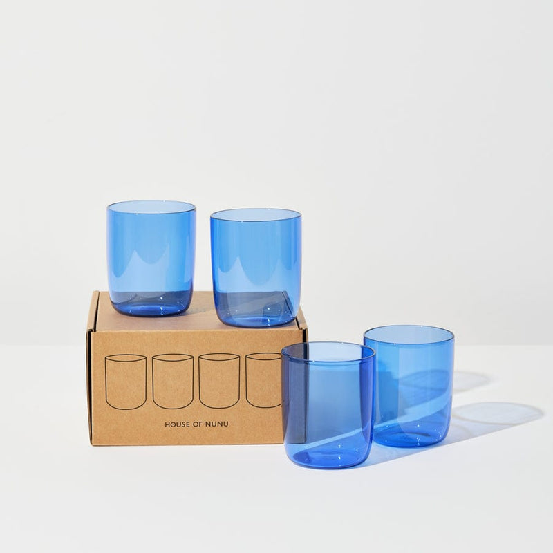 Belly Cups Set of 4 - Blue