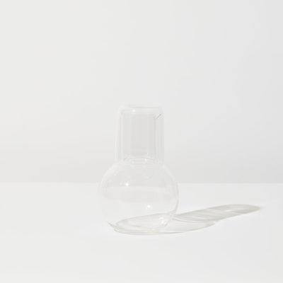 Belly Carafe + Cup Set - Clear