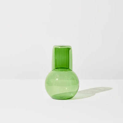 Belly Carafe + Cup Set - Green