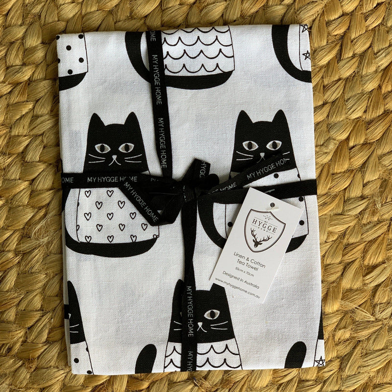 Tea Towel - Cat Carnival