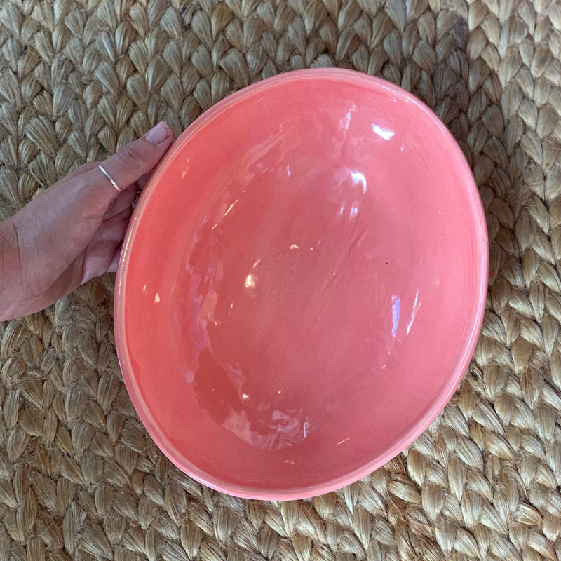 Oval Sharing Bowl - Flamingo