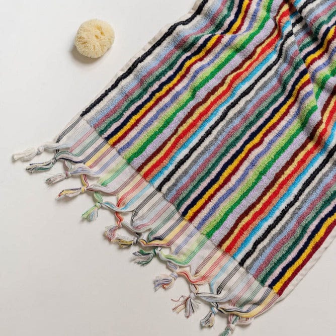 Cotton Hand Towel - Vivid Lines