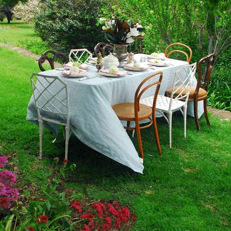 Round Tablecloth 2m - Duck Egg