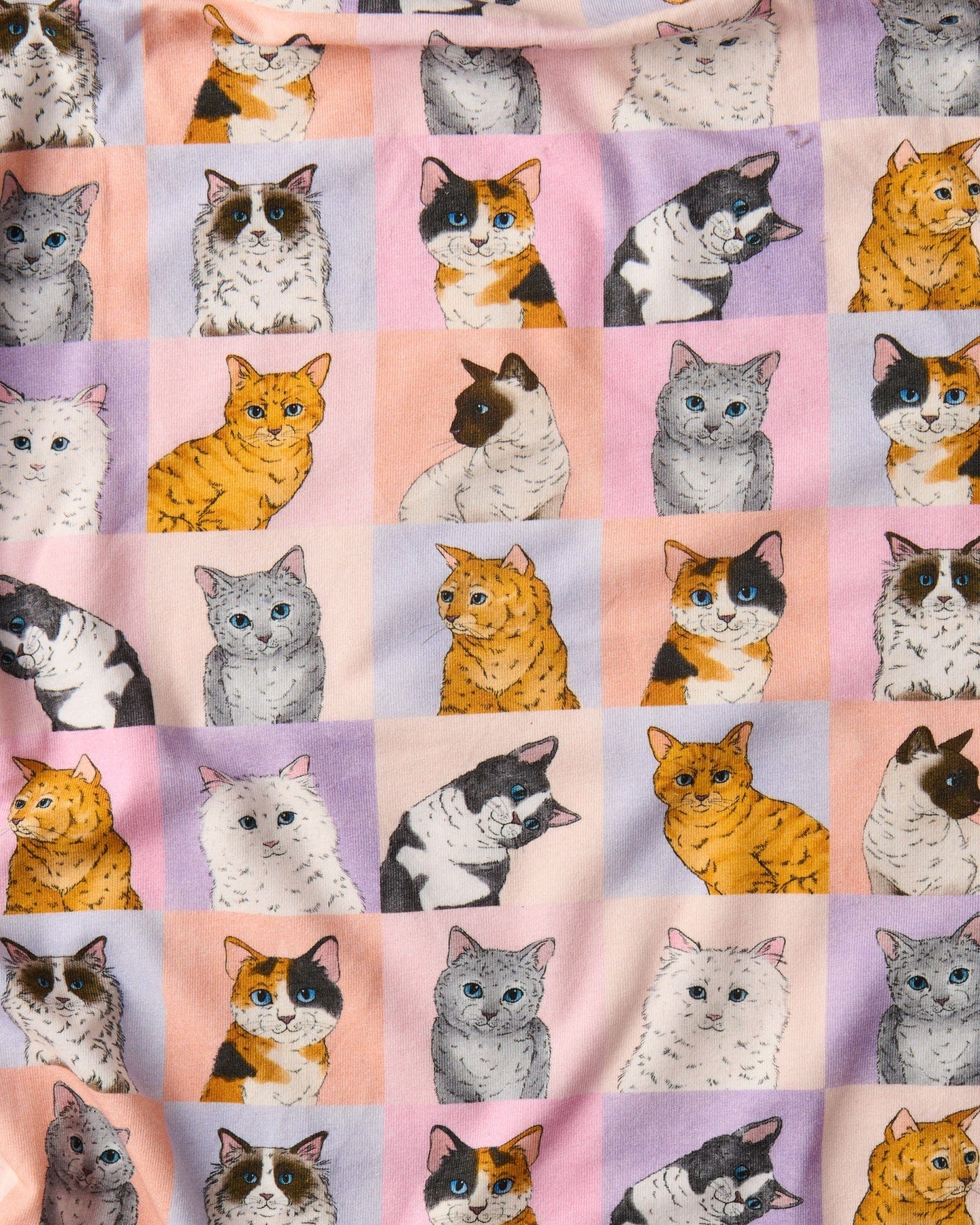 Kitty Cat Organic Cotton Snuggle Blanket