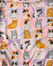 Kitty Cat Organic Cotton Snuggle Blanket