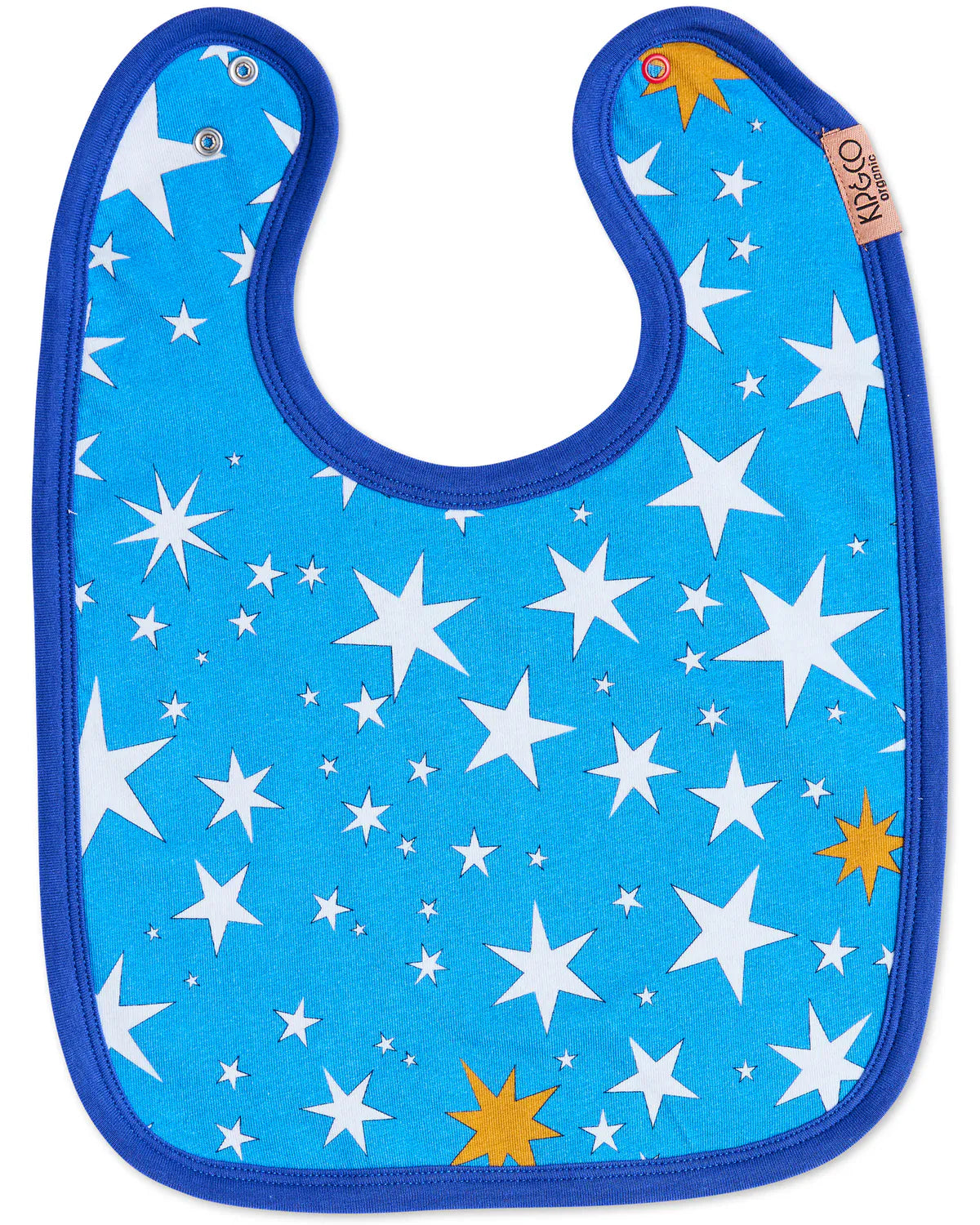 Stars And Moon Organic Cotton Bib