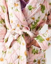 Sweet Daisy Quilted Cotton Robe | S/M