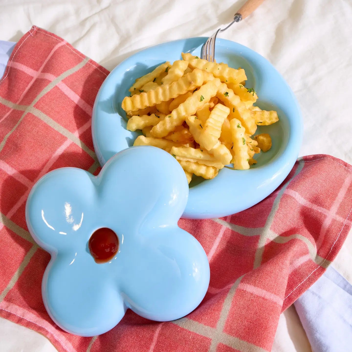 Folia Modular Candleholder + Tray | Sky Blue