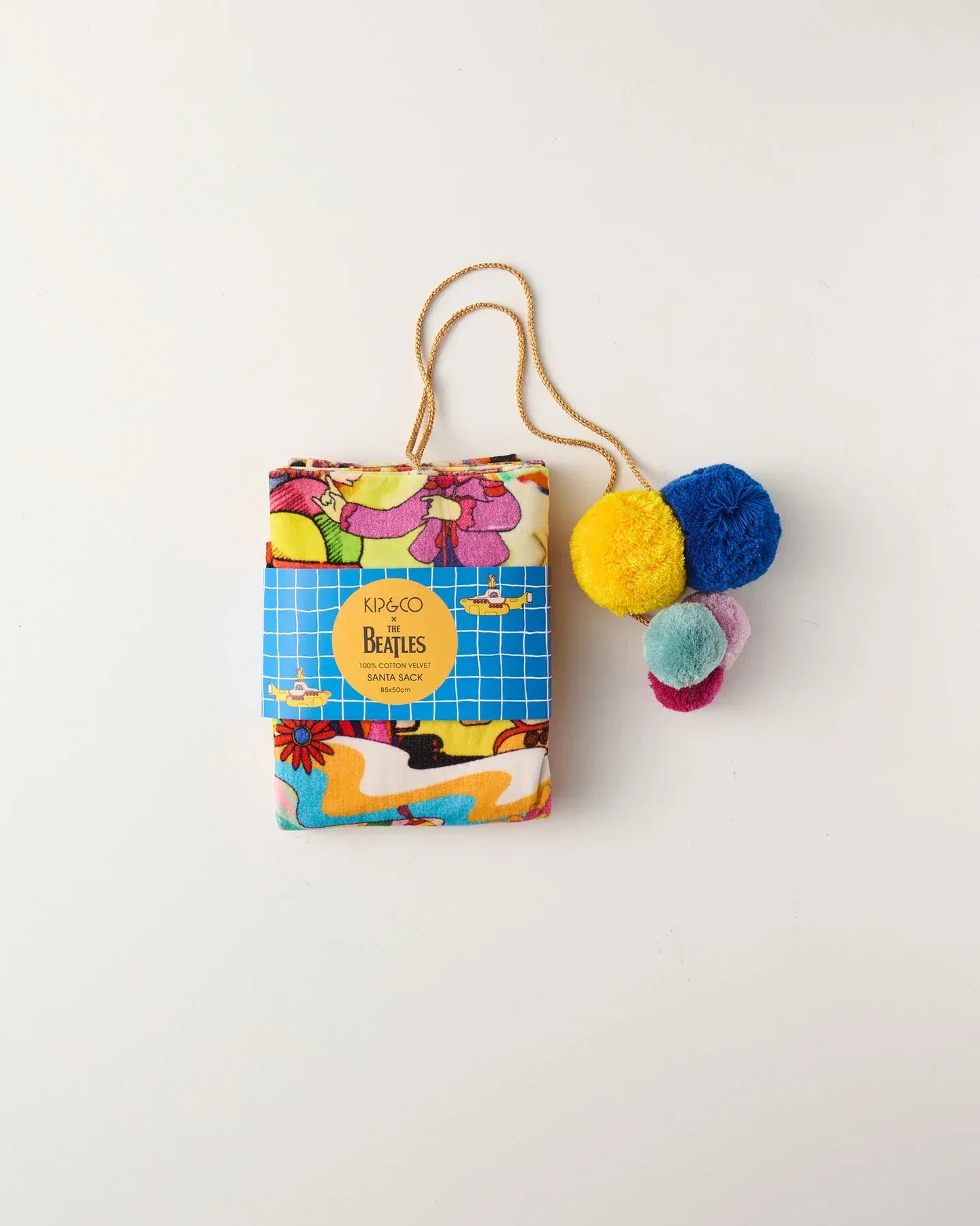 Kip&Co x The Beatles Big Band Velvet Santa Sack