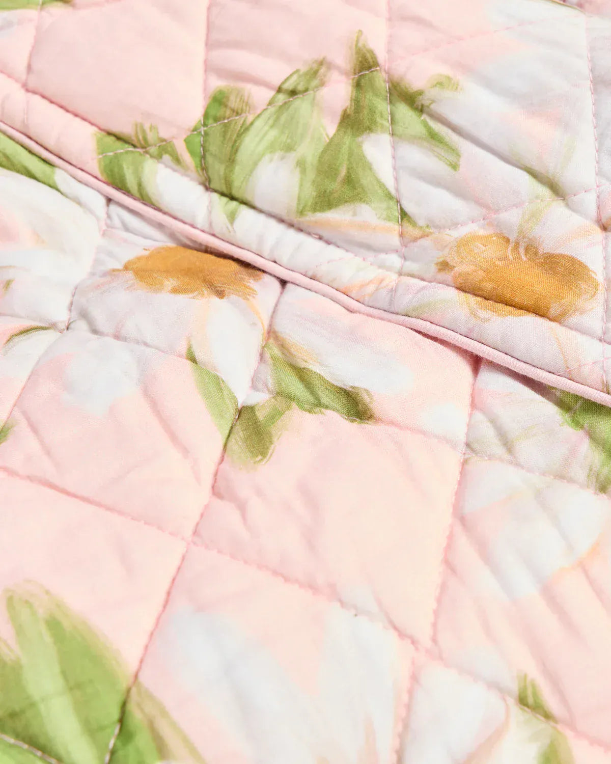 Sweet Daisy Quilted Cotton Robe | S/M