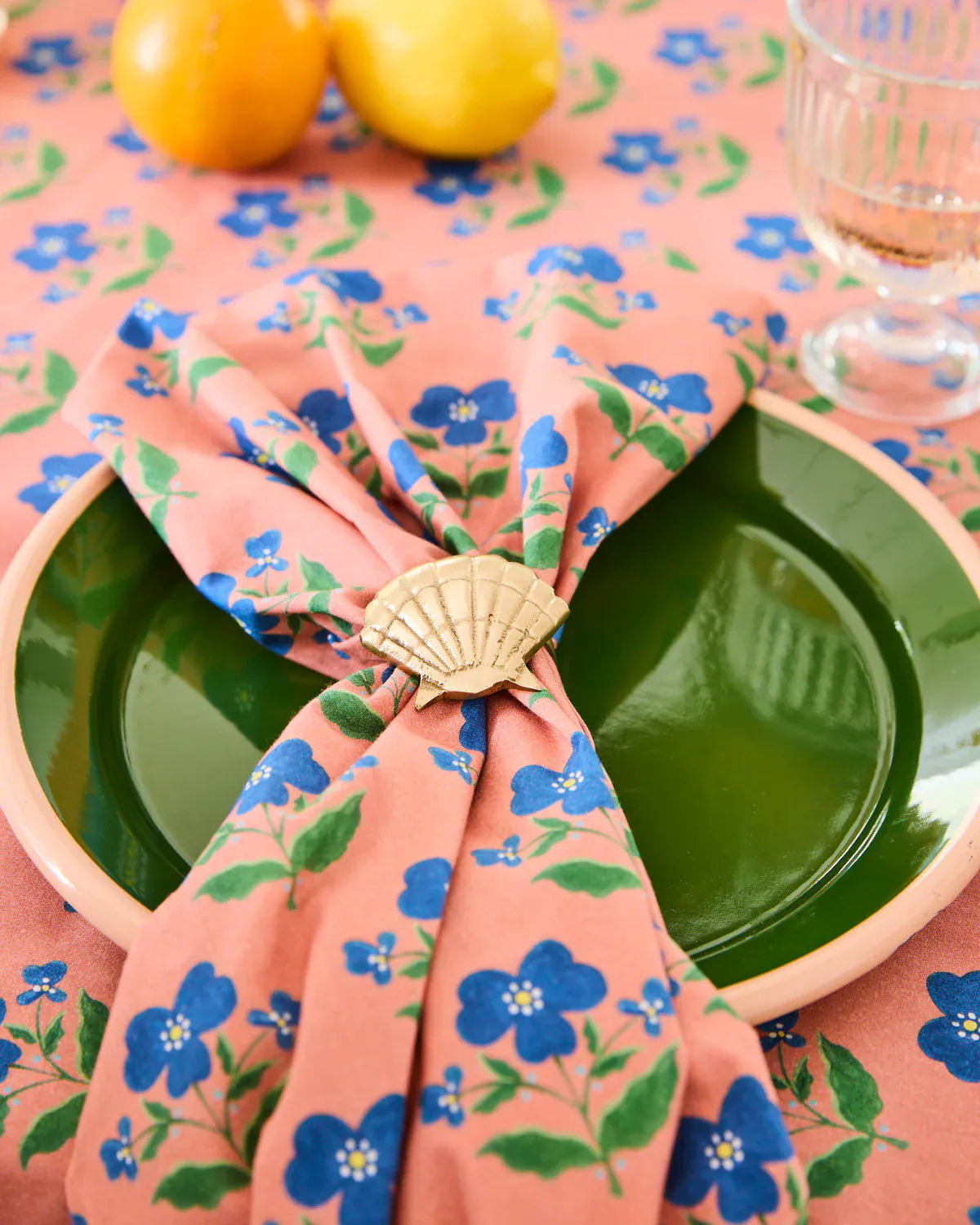 Kip&Co x Anna Spiro Indian Summer Rose Napkins | Set of 4