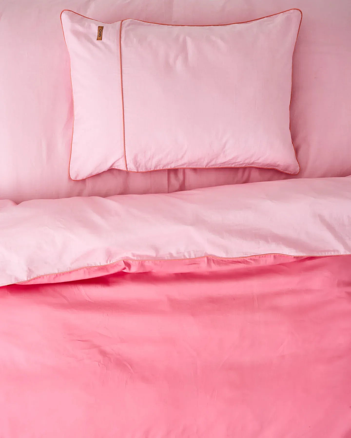 Glow In Pink Bamboo Cotton Quilt Cover | Queen