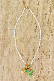 La Dolce Vita Charm Pearl Necklace