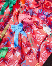 Bows Of Joy Velvet Napkin Holder | Set of 4