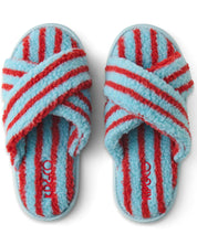 Hamilton Stripe Sherpa Adult Slippers | 37/38