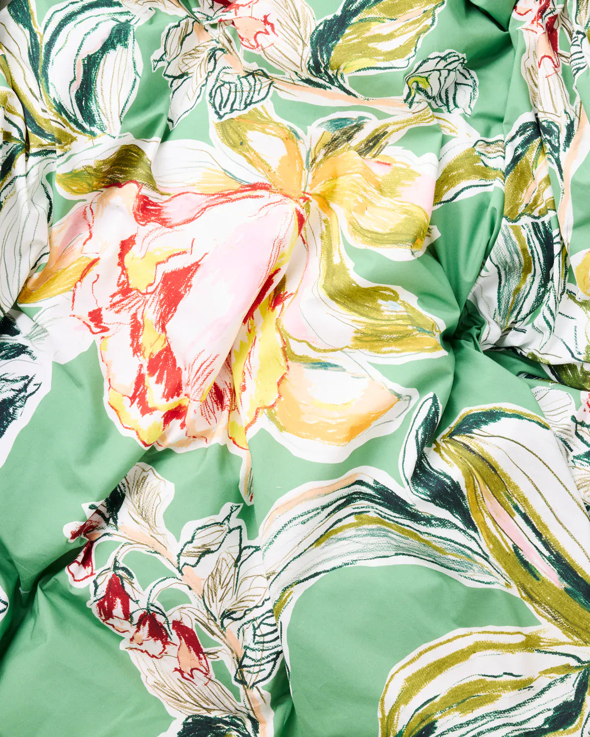 Somerset Green Organic Cotton Quilt Cover | King