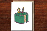 Birthday Card | Twenty-First Birthday Cake