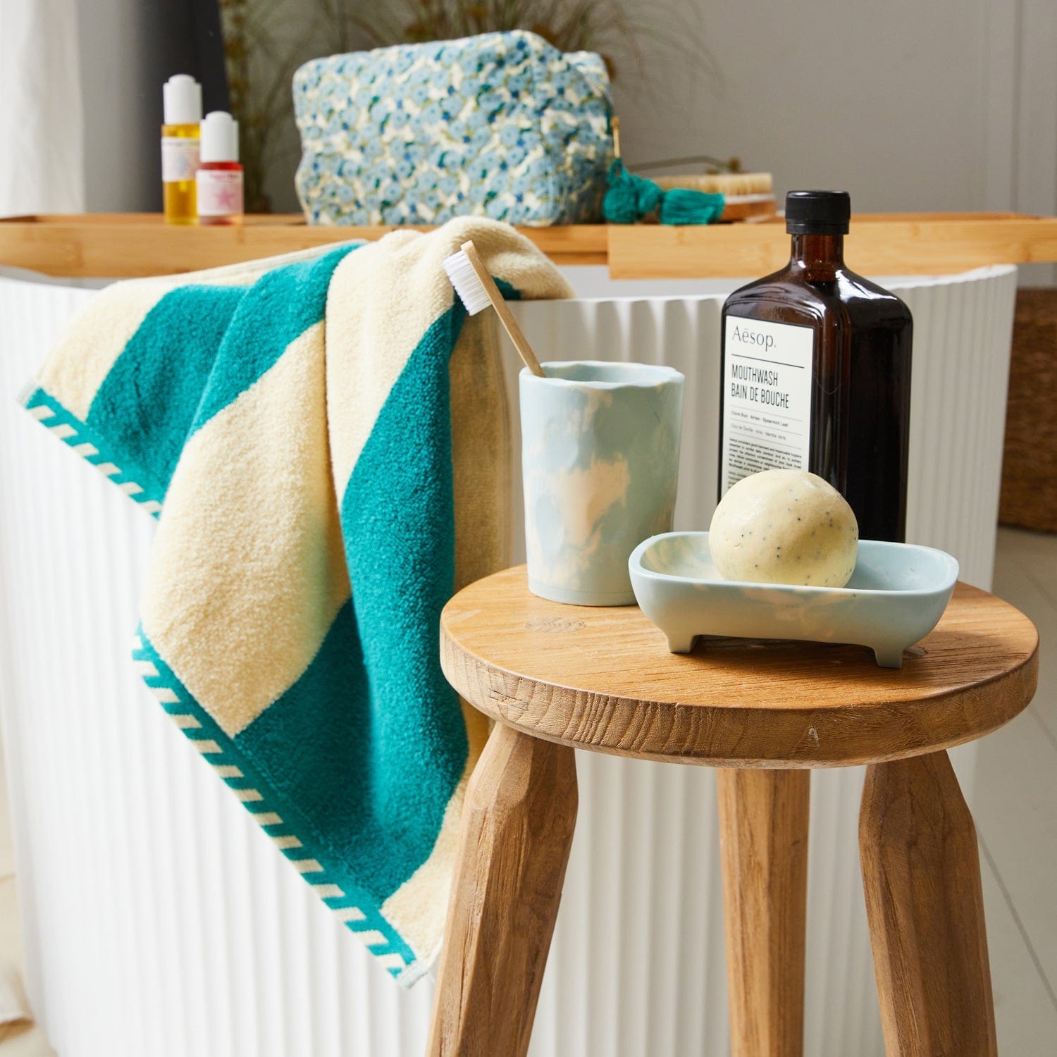 Didcot Hand Towel | Teal