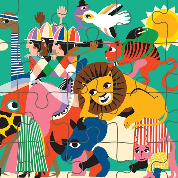 24 Piece Kids Puzzle - Animal Carnival