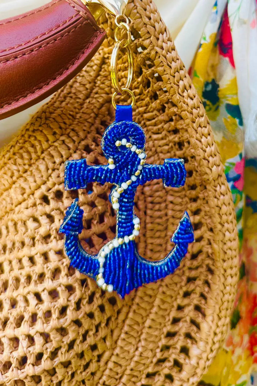 Anchor Key Ring/Bag Charm