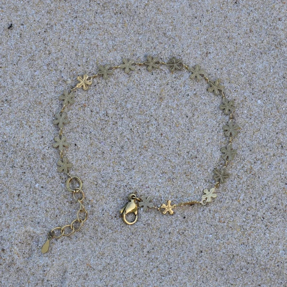 Daisy Chain Bracelet | Gold