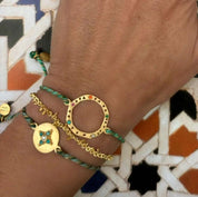 Adjustable Casablanca Pendant Set with Turquiose