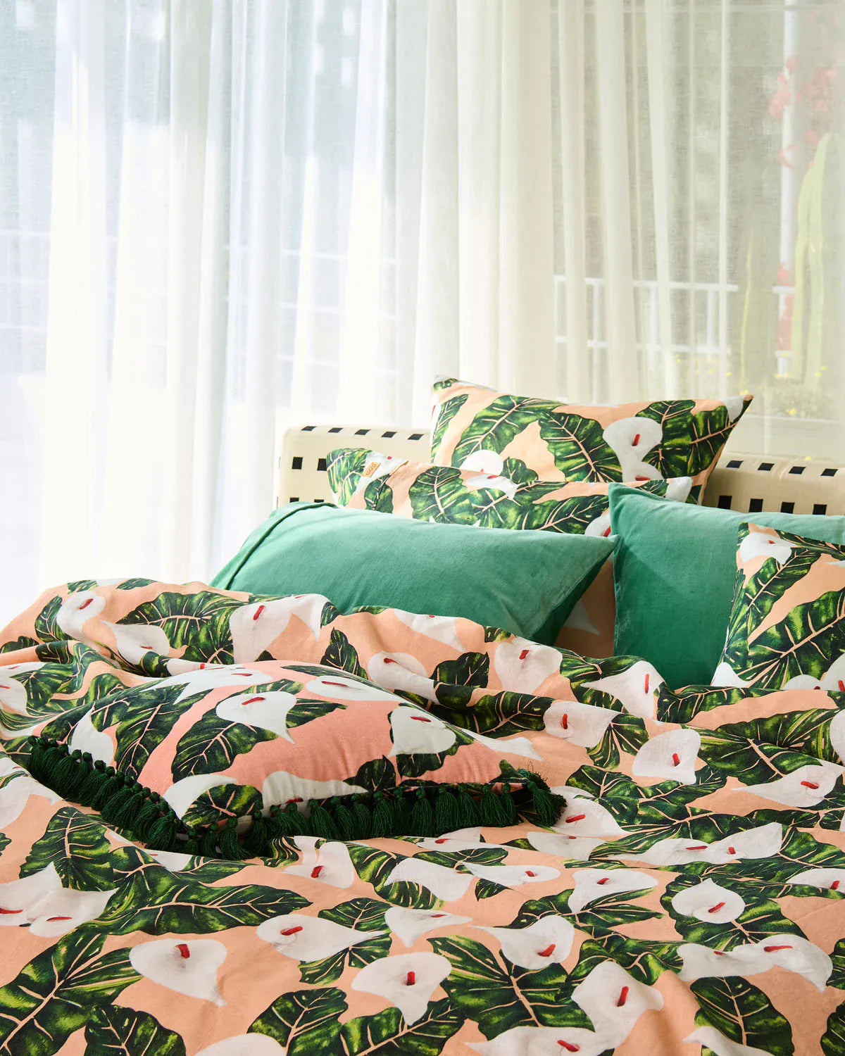 Pistachio Velvet Standard Pillowcases | Set of 2
