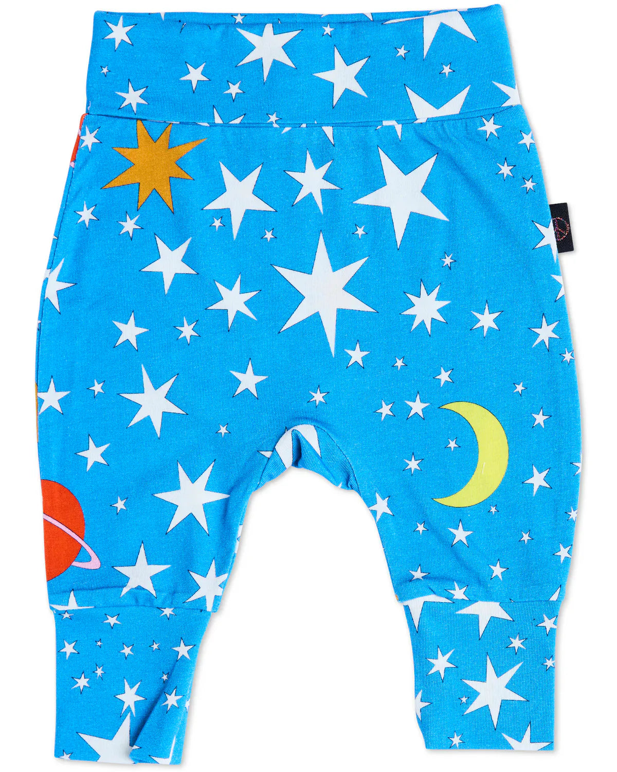 Stars And Moon Organic Drop Crotch Pant | 12-18 Months