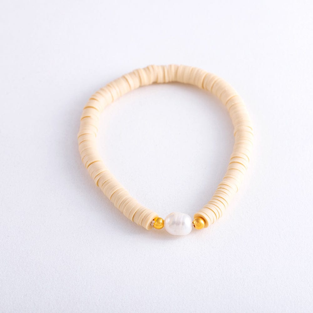 Pearl Pop Heishi Bead Bracelet