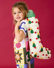 Under The Tree Felt Stocking