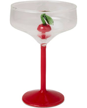 Cherry On Top Margarita Glass 2P Set